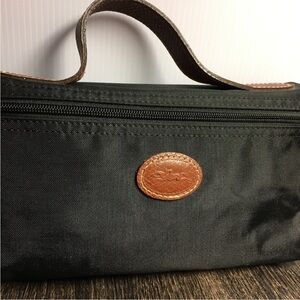 Authentic Longchamp Black Le Pliage Original Cosmetic Bag